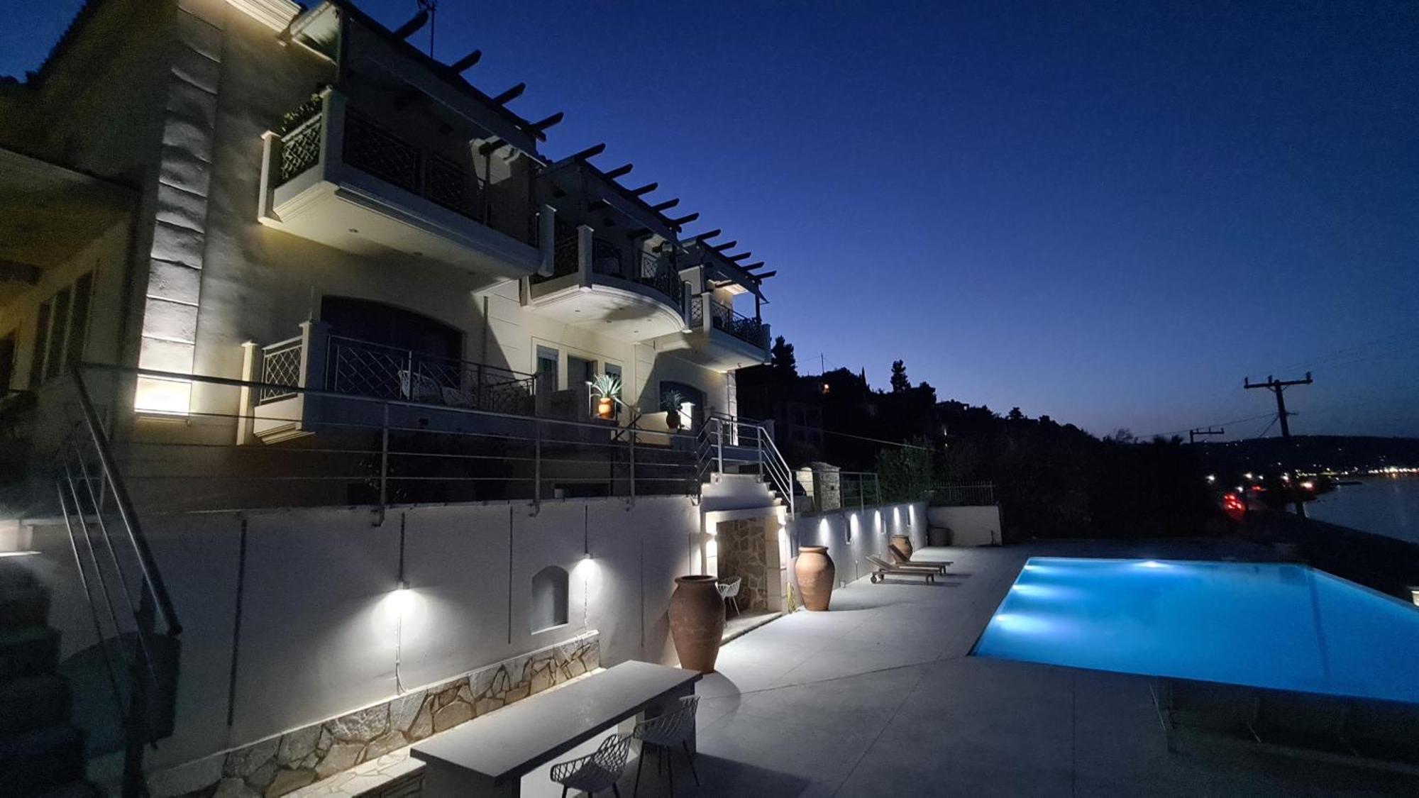 Villa Serafeim Kymi Exterior foto