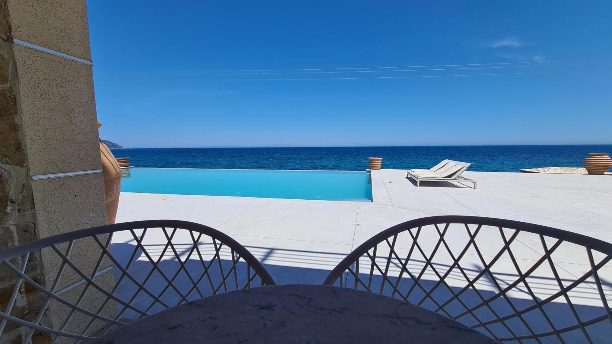 Villa Serafeim Kymi Exterior foto