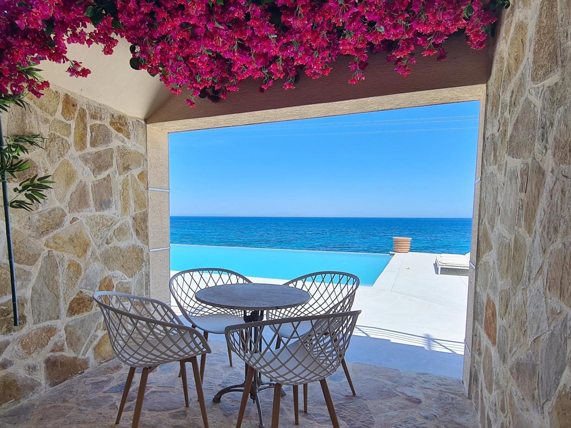 Villa Serafeim Kymi Exterior foto